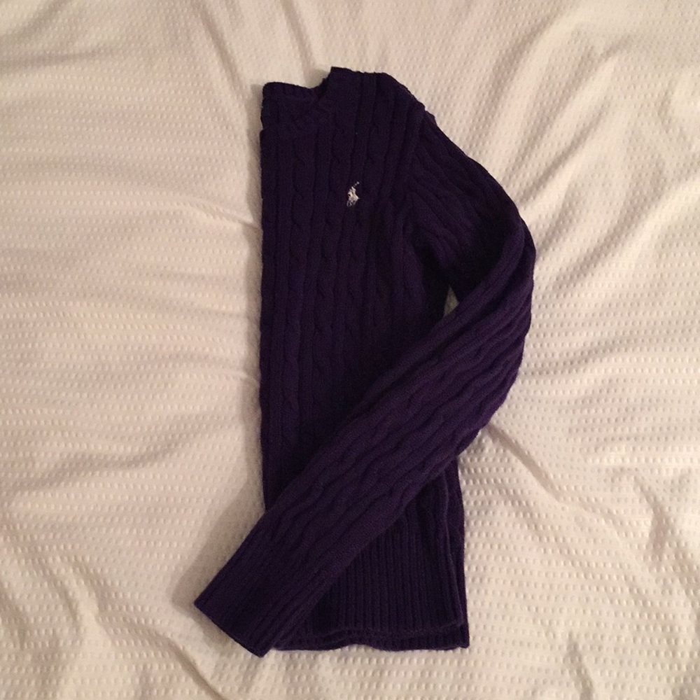 Girls Ralph Lauren purple sweater